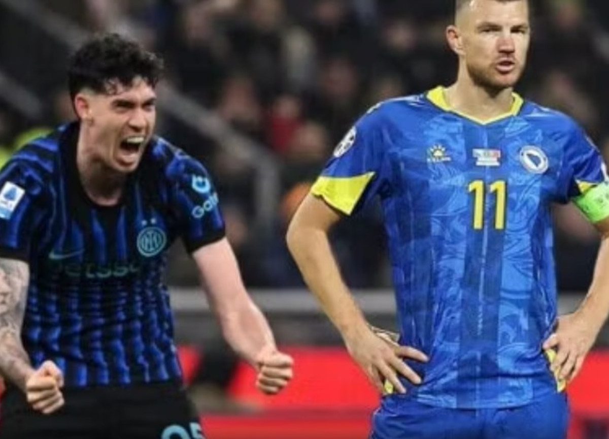 Italia fuori dal terzo Mondiale, i meme. Bastoni che esulta con la maglia della Bosnia e la trasformazione di Dimarco