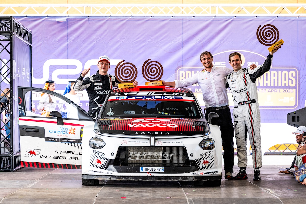 Lancia vince ancora nel WRC2: Rossel leader con Ypsilon