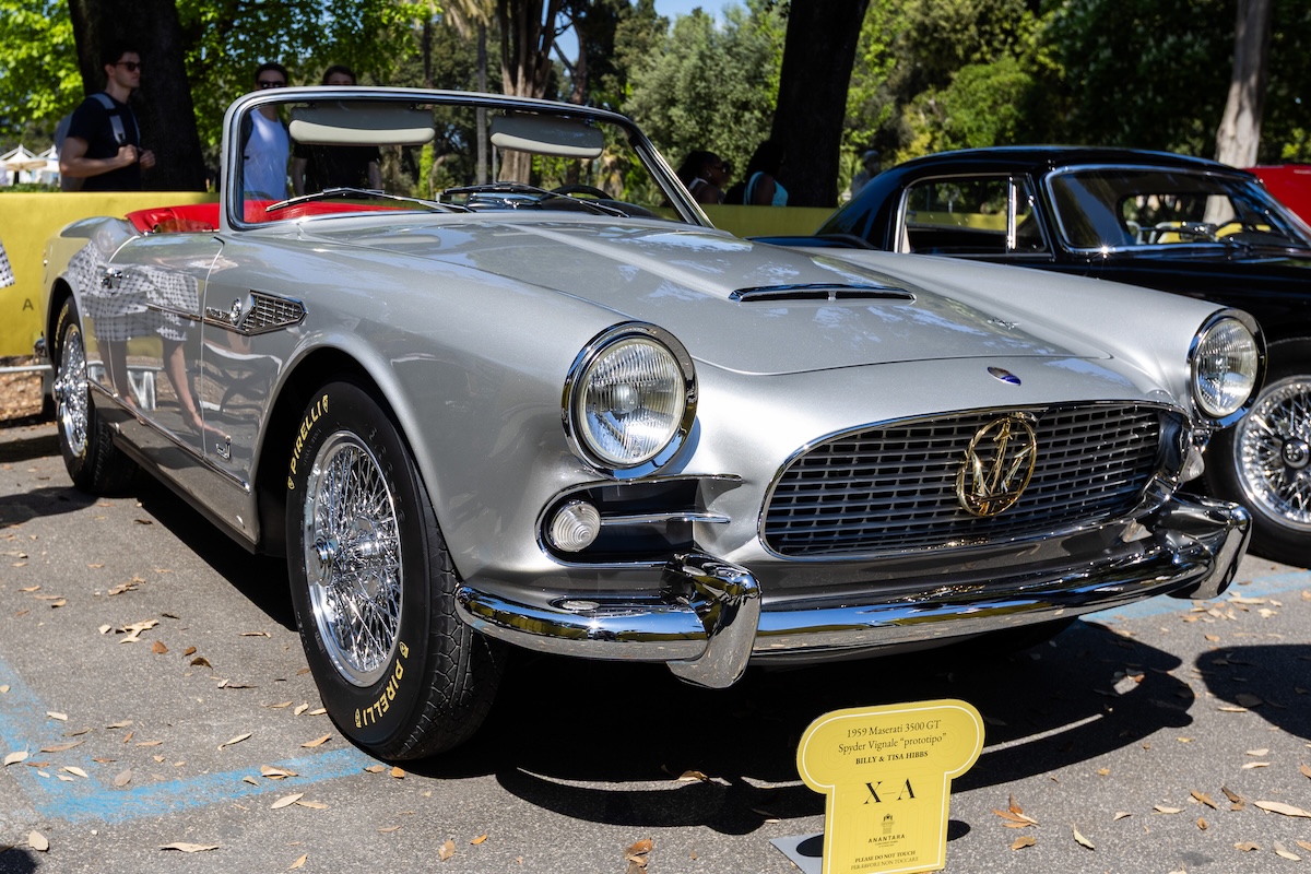 Anantara Concorso Roma, Maserati tra Classiche e supercar