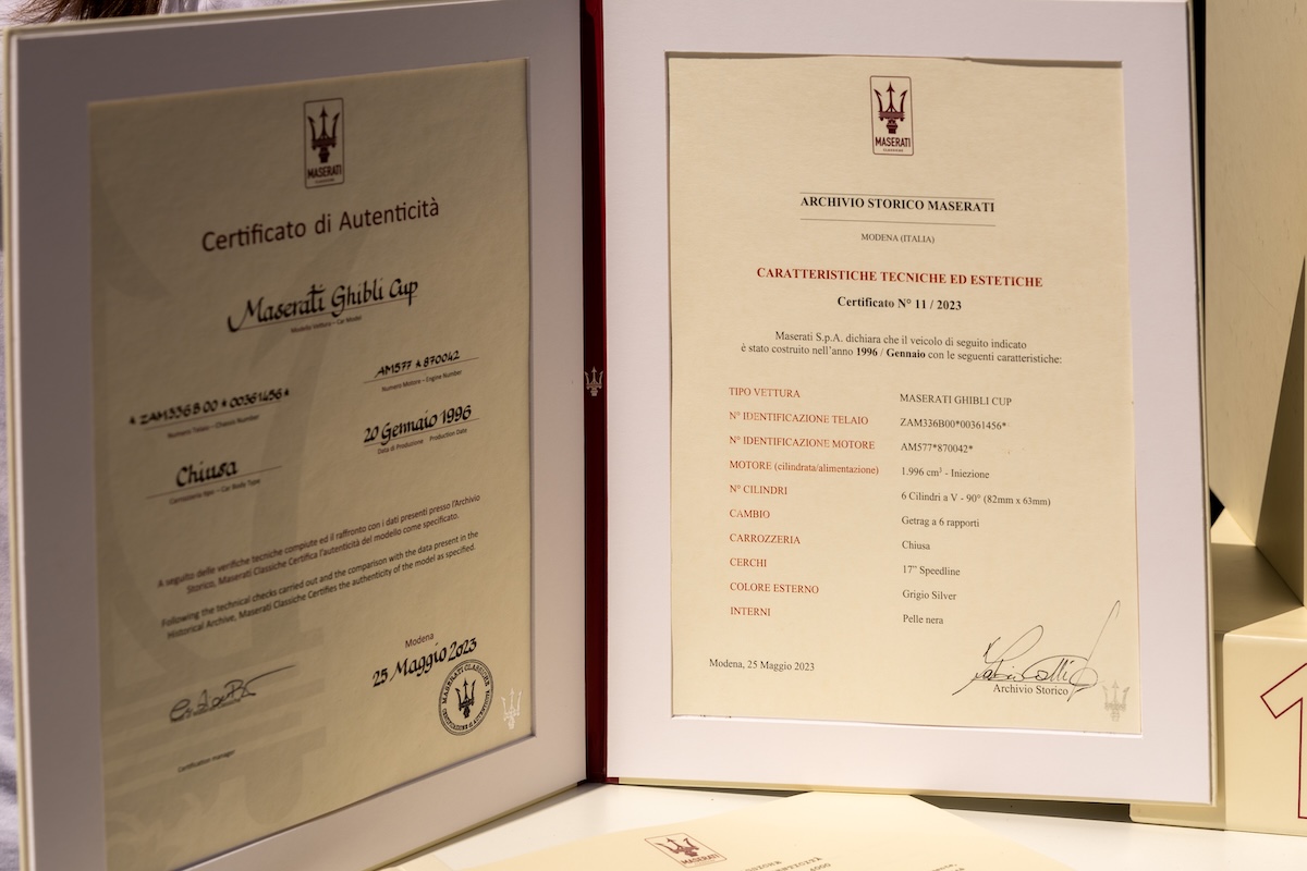 Anantara Concorso Roma, Maserati tra Classiche e supercar