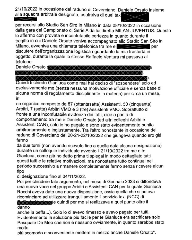 Arbitri, il dossier De Meo: il clima interno, le tensioni e quelle crepe mai chiuse nell’AIA. Le carte – Parte 2