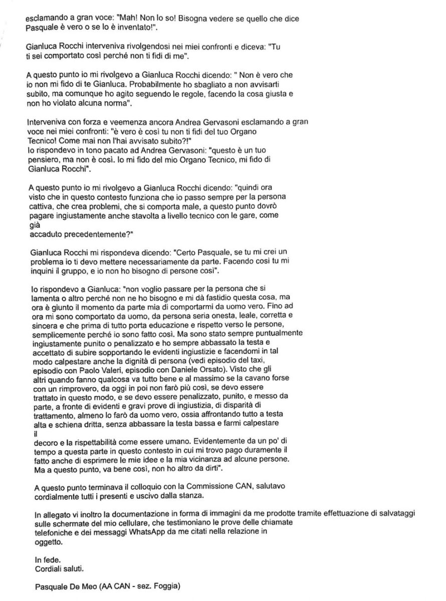 Arbitri, il dossier De Meo: il clima interno, le tensioni e quelle crepe mai chiuse nell’AIA. Le carte – Parte 2