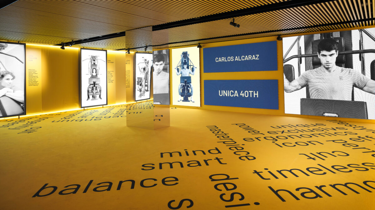 Technogym celebra i 40 anni di Unica con “UNICA MENTE” alla Milano Design Week