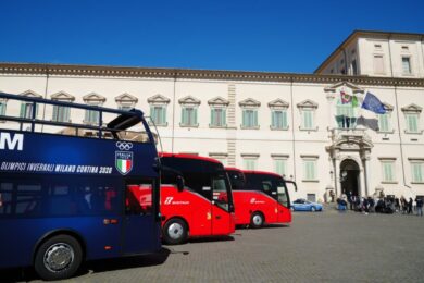 Gruppo FS, Busitalia accompagna gli atleti di Milano Cortina 2026 al Quirinale