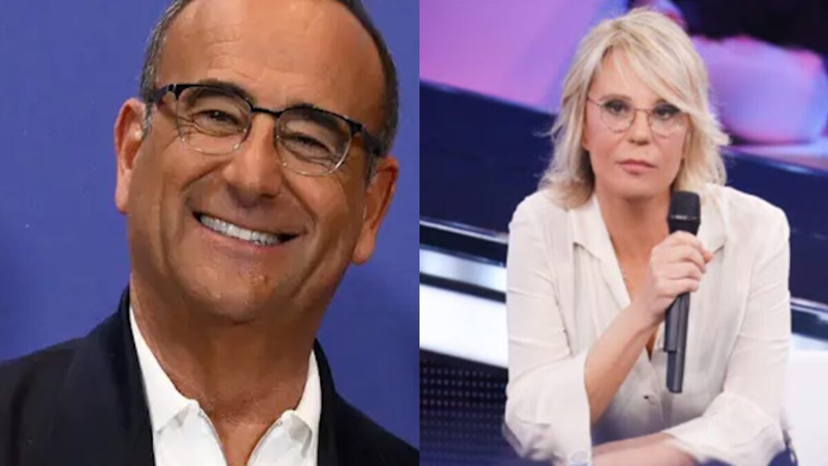 Carlo Conti contro Maria De Filippi: la nuova e inedita sfida che infiamma il sabato sera Carlo Conti contro Maria De Filippi: la nuova e inedita sfida che infiamma il sabato sera