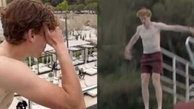 Jannik Sinner, tuffo da brividi dopo la vittoria: “Ma quanto è alto?”