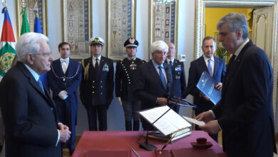 Il video del giuramento di Gianmarco Mazzi, nuovo ministro del Turismo