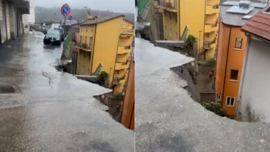 Maltempo al sud Italia: Basilicata, a Rapolla crolla un muro di contenimento. Evacuate le abitazioni