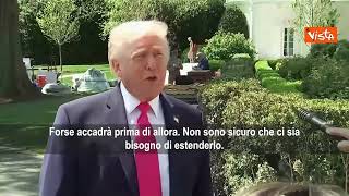 Trump: Se non ci sarà accordo con l’Iran i combattimenti riprenderanno