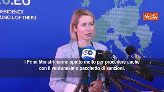 Kallas: Approvato prestito all’Ucraina di 50 miliardi, segnale che la Russia non può vincere