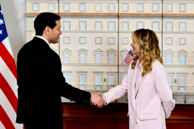 Marco Rubio e Giorgia Meloni