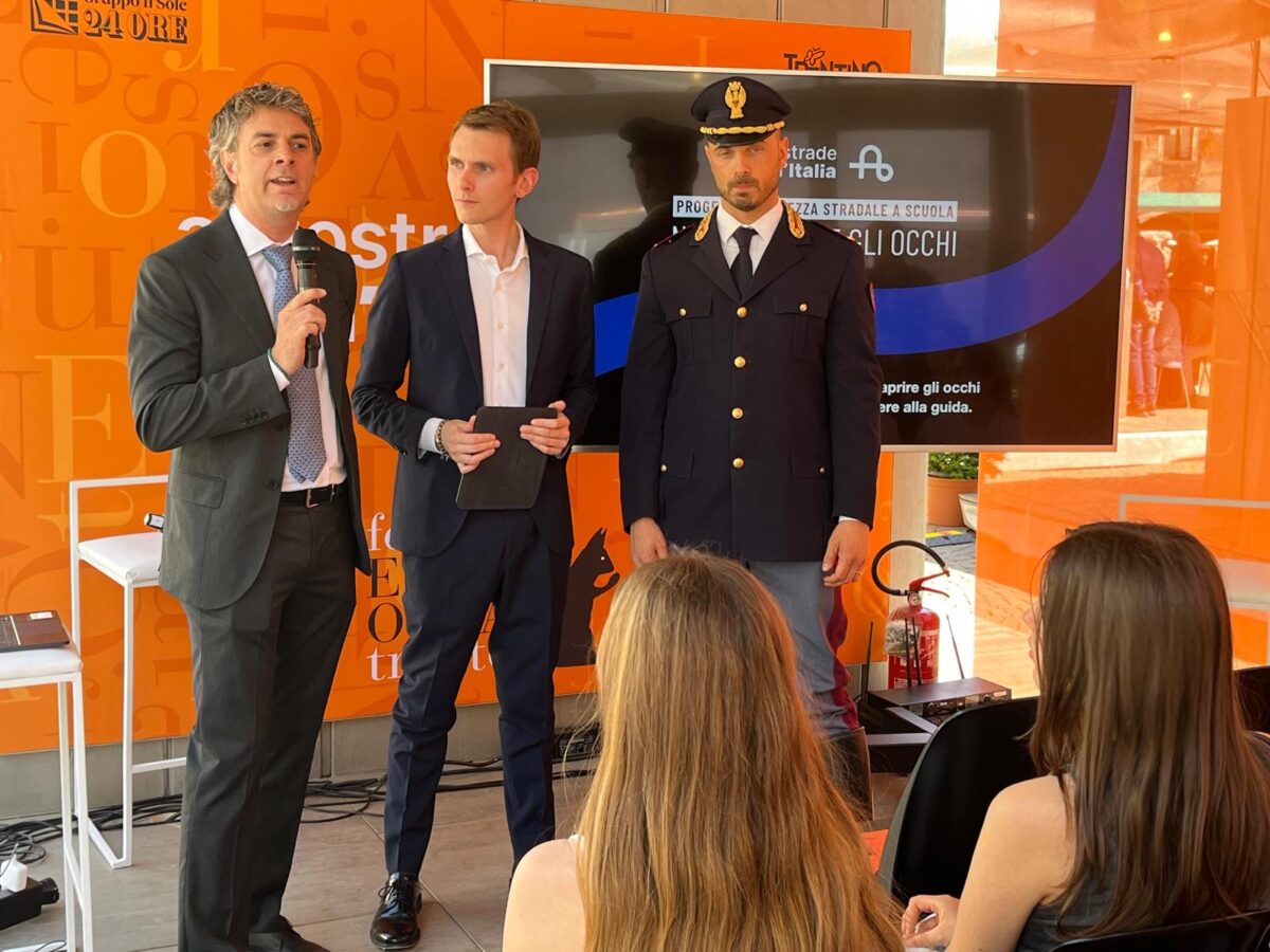 Festival dell’Economia di Trento, ASPI e Polizia di Stato insieme per promuovere la sicurezza stradale tra i giovani