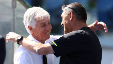 Gian Piero Gaseprini e Maurizio Sarri