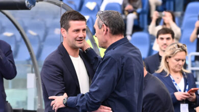 Lazio-Inter, Chivu e Sarri