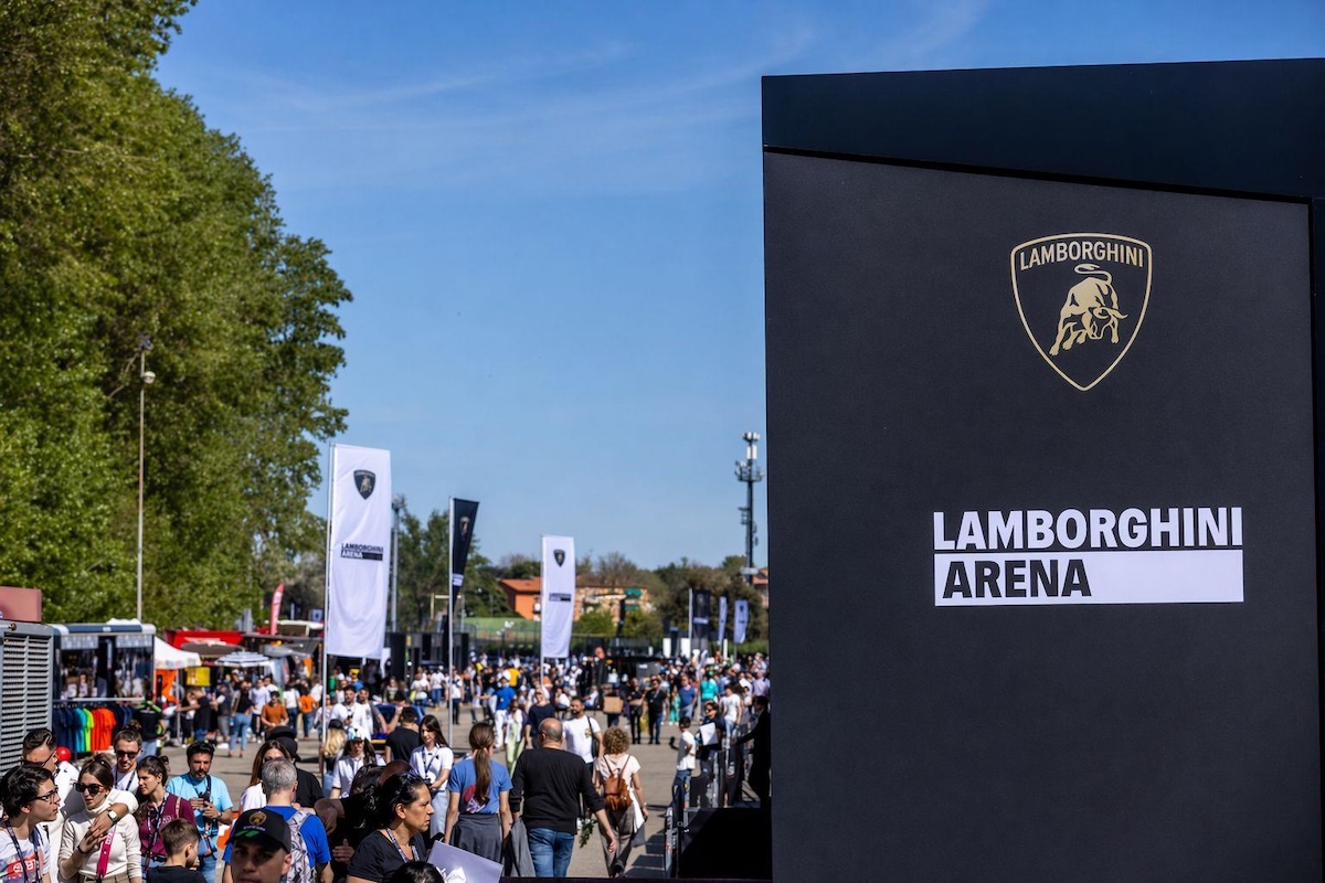 Lamborghini Arena 2026, a Imola il brand diventa show