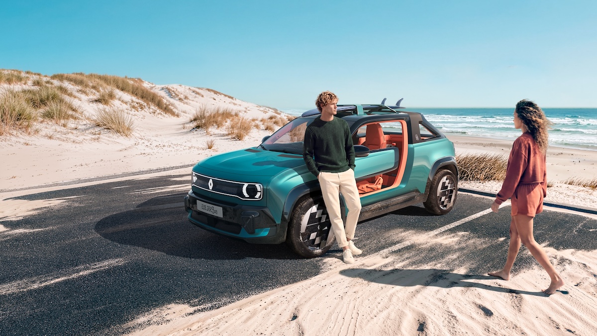 Renault 4 JP4x4 Concept, la spiaggia diventa elettrica e 4×4