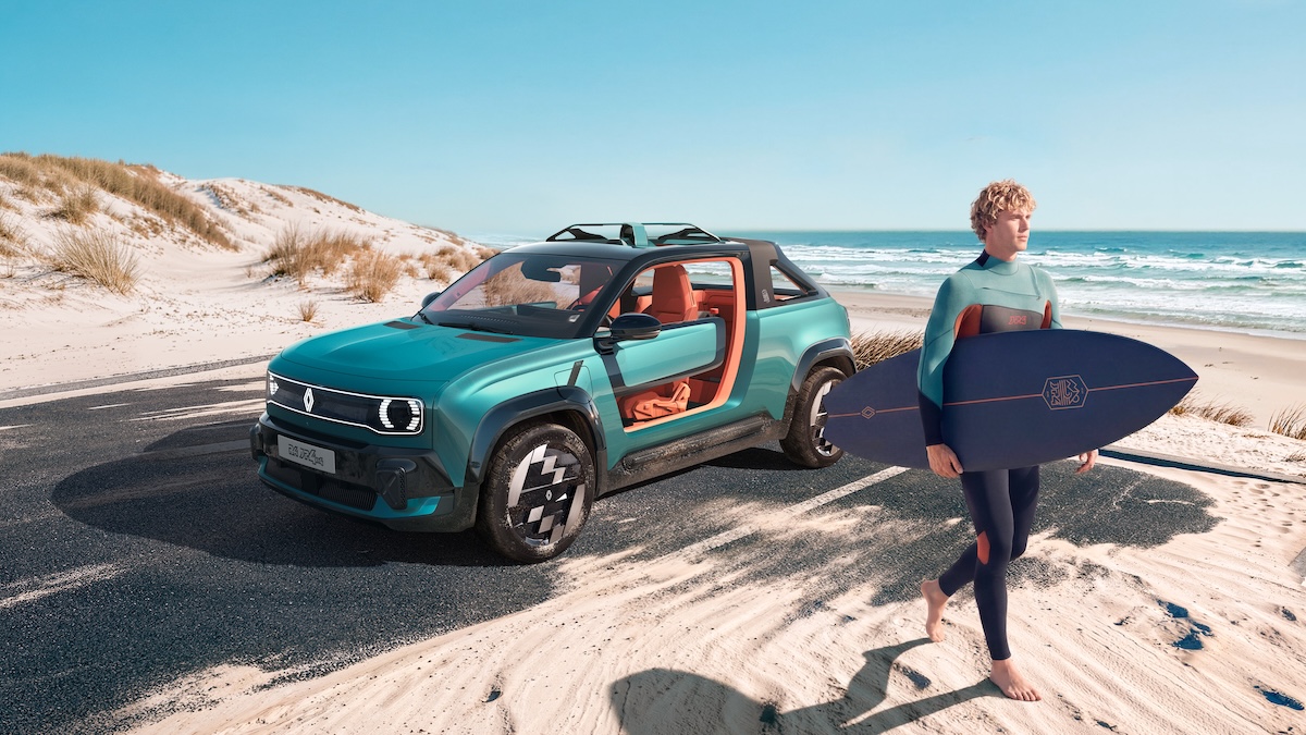 Renault 4 JP4x4 Concept, la spiaggia diventa elettrica e 4×4