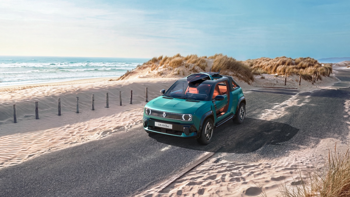 Renault 4 JP4x4 Concept, la spiaggia diventa elettrica e 4×4