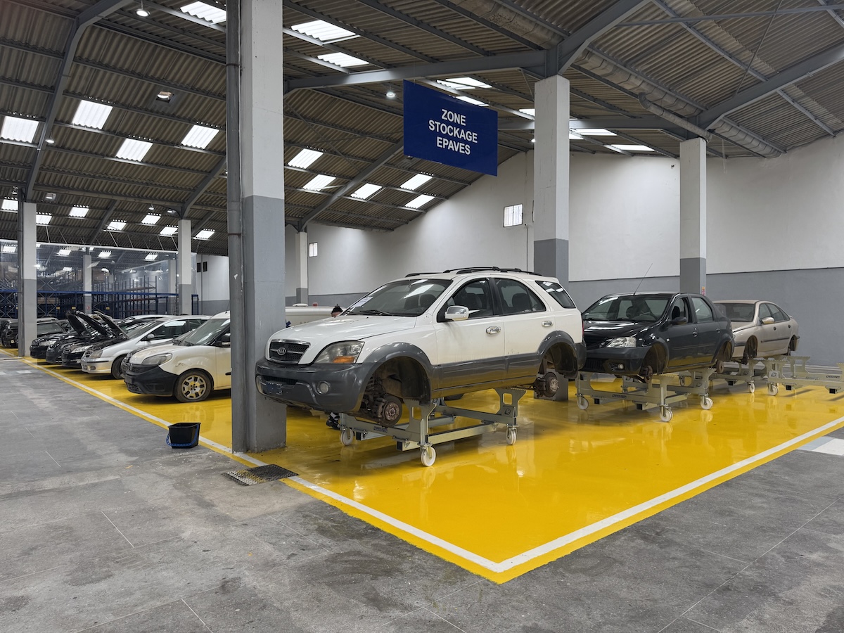 Stellantis, a Casablanca il centro per auto a fine vita