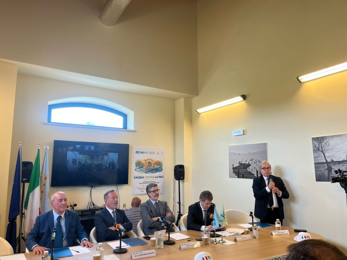 ANBI, l’acqua come risorsa strategica per la pace: si apre la “Settimana nazionale della bonifica e dell’irrigazione”