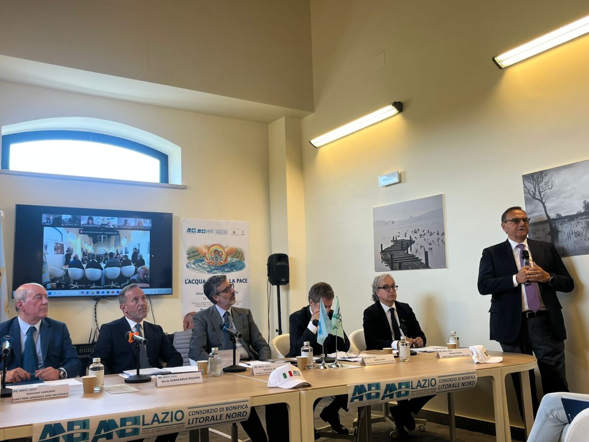 ANBI, l’acqua come risorsa strategica per la pace: si apre la “Settimana nazionale della bonifica e dell’irrigazione”