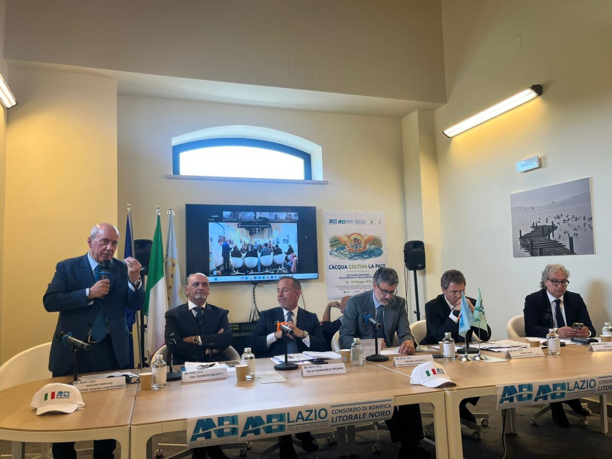 ANBI, l’acqua come risorsa strategica per la pace: si apre la “Settimana nazionale della bonifica e dell’irrigazione”