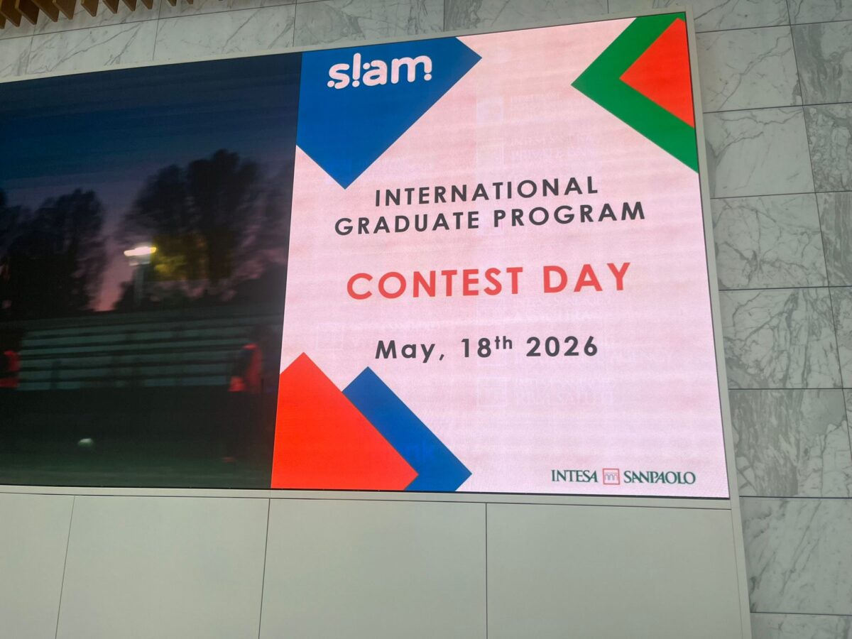 Intesa Sanpaolo, al via la finale di SLAM: a Milano 90 giovani per il Graduate Program internazionale Intesa Sanpaolo, al via la finale di SLAM: a Milano 90 giovani per il Graduate Program internazionale