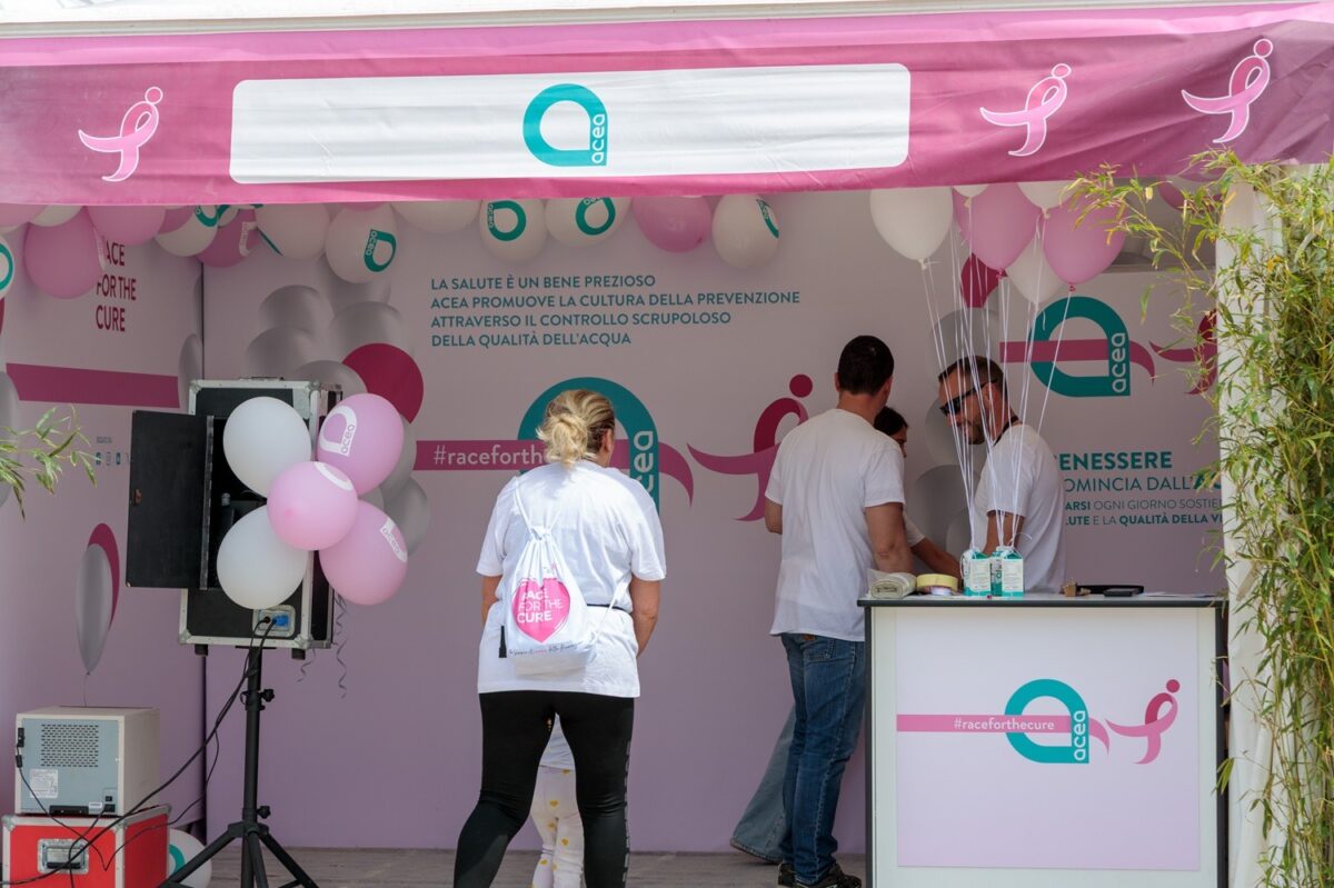 Acea: rinnovato il sostegno a Race for the Cure, la manifestazione per il contrasto ai tumori del seno