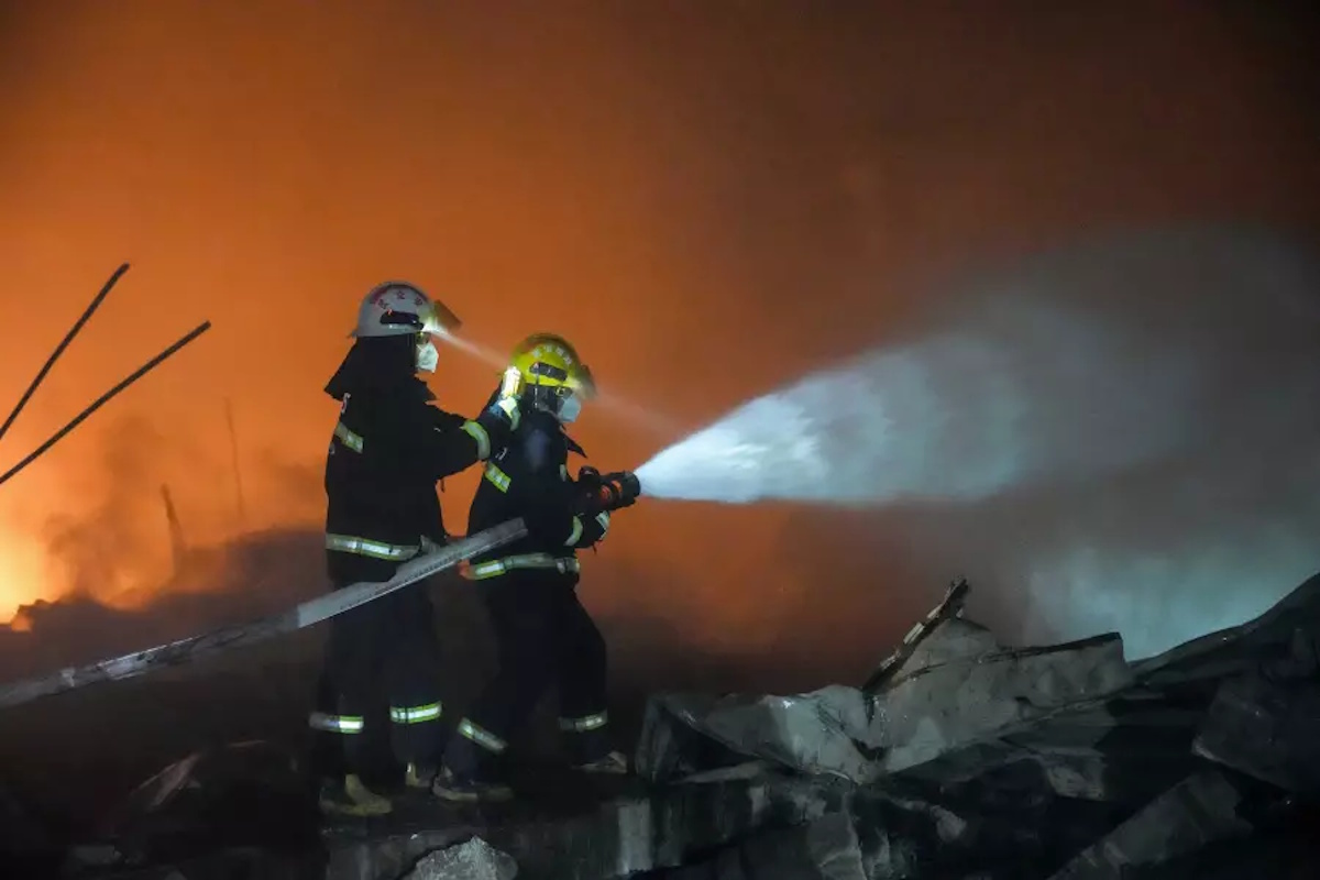 Cina, esplode una fabbrica di fuochi d’artificio: almeno 21 morti e oltre 60 feriti