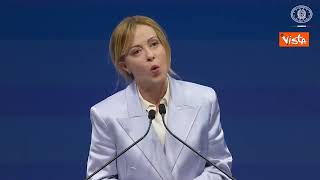 Meloni ad Assemblea di Confindustria: Ue faccia meno e lo faccia meglio