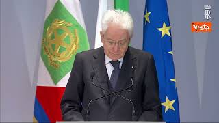 Mattarella: Italia ha formidabili risorse di umanità e morali in momenti difficili