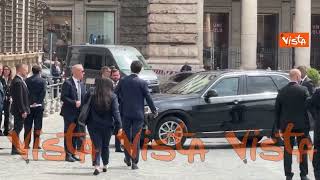 Rubio arriva a Palazzo Chigi per incontrare Meloni