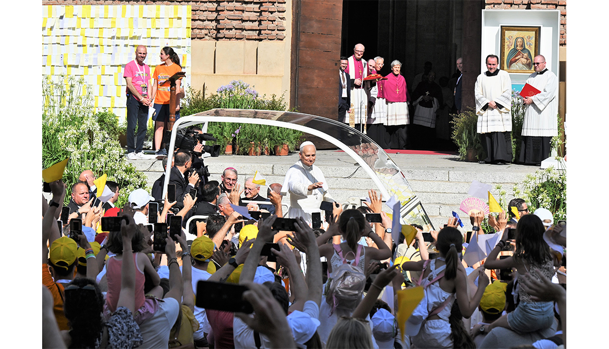 Papa Leone XIV a Pavia: nel segno della Pace nel Mondo