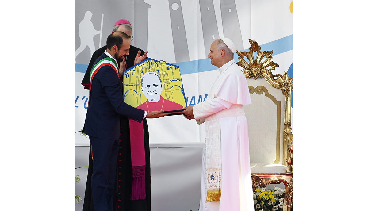 Papa Leone XIV a Pavia: nel segno della Pace nel Mondo