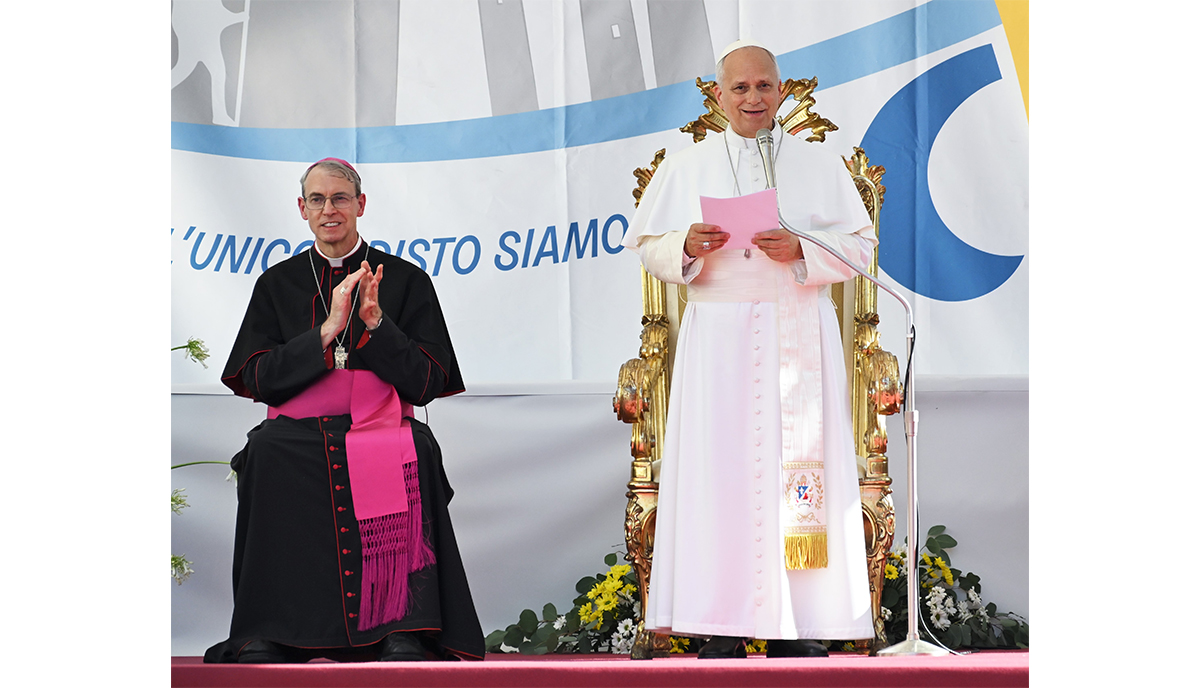 Papa Leone XIV a Pavia: nel segno della Pace nel Mondo