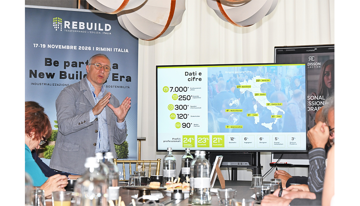 REBUILD Expo Italia prima edizione presentata in Italia