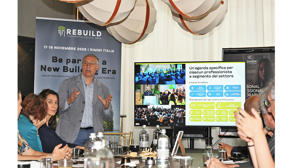 REBUILD Expo Italia prima edizione presentata in Italia