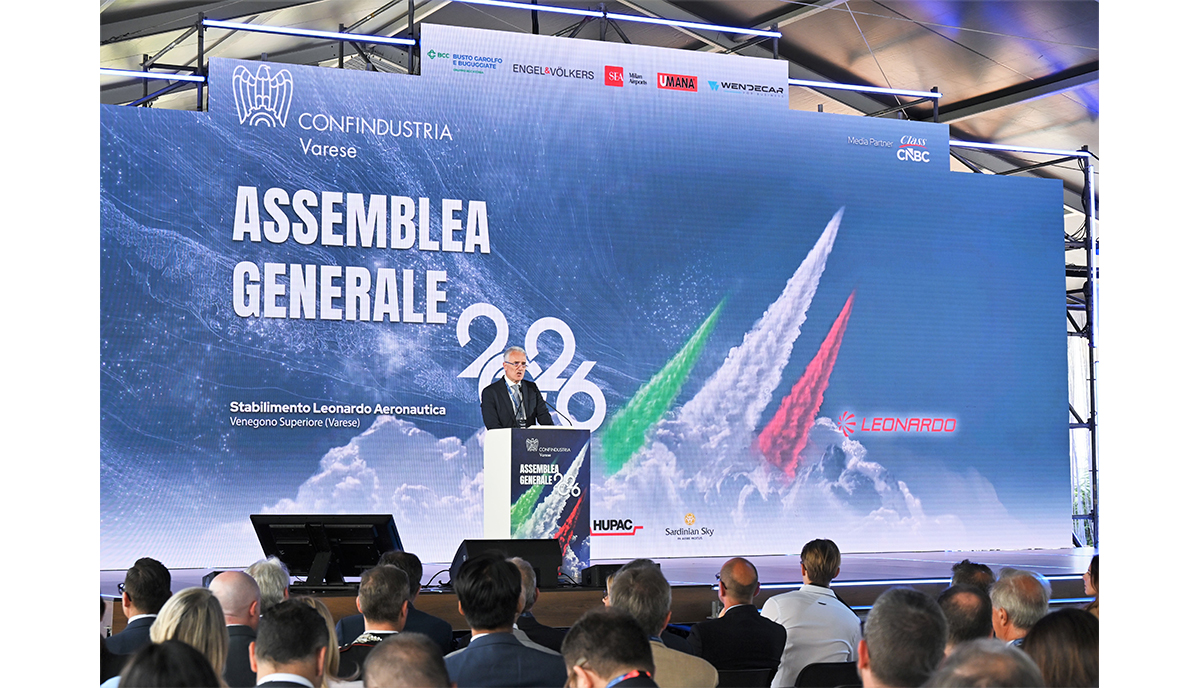 Confindustria Varese Assemblea 2026 sul tema sviluppo locale, politica industriale e sovranità digitale Confindustria Varese Assemblea 2026 sul tema sviluppo locale, politica industriale e sovranità digitale