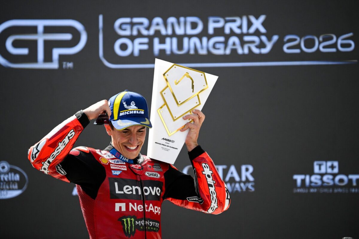 MotoGP, Marquez trionfa in Ungheria dopo il duello con Acosta. Bagnaia solo terzo MotoGP, Marquez trionfa in Ungheria dopo il duello con Acosta. Bagnaia solo terzo