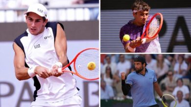 Roland Garros: Arnaldi, Cobolli e Berrettini
