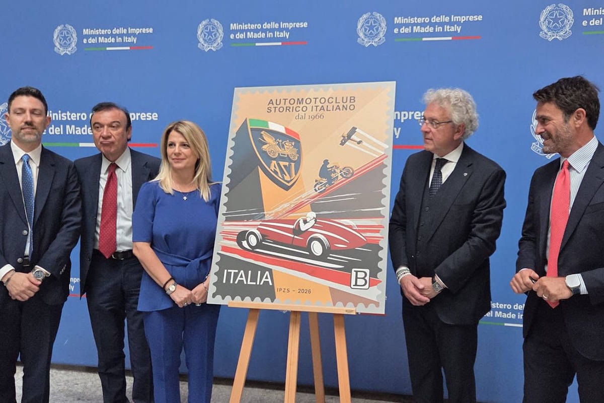ASI compie 60 anni: un francobollo per il Made in Italy delle auto 