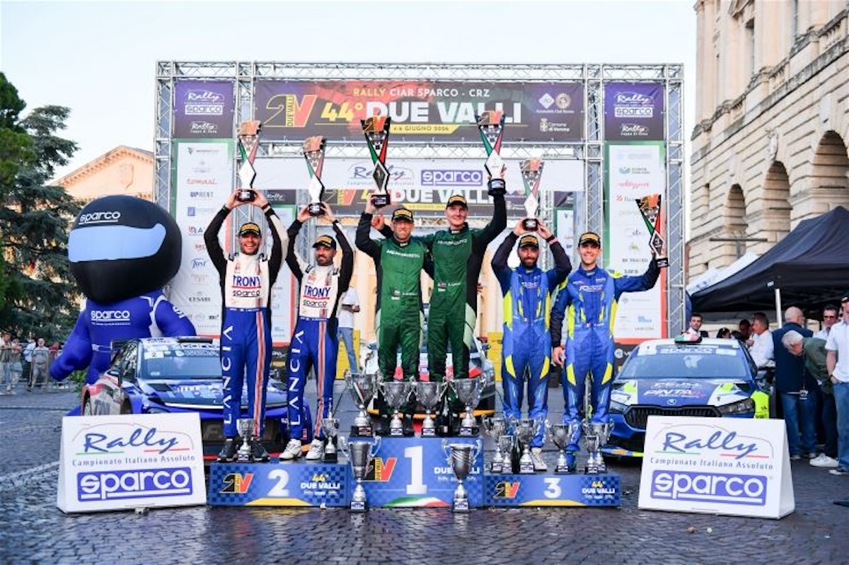 Rally Due Valli, Skoda batte Lancia a Verona Rally Due Valli, Skoda batte Lancia a Verona