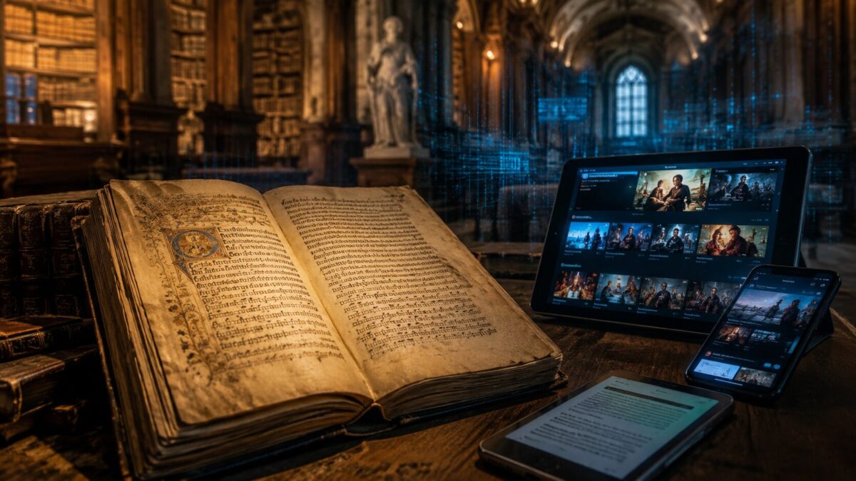 Dal Cædmon’s Hymn al digitale: come cambia il modo di vivere l’intrattenimento Dal Cædmon’s Hymn al digitale: come cambia il modo di vivere l’intrattenimento