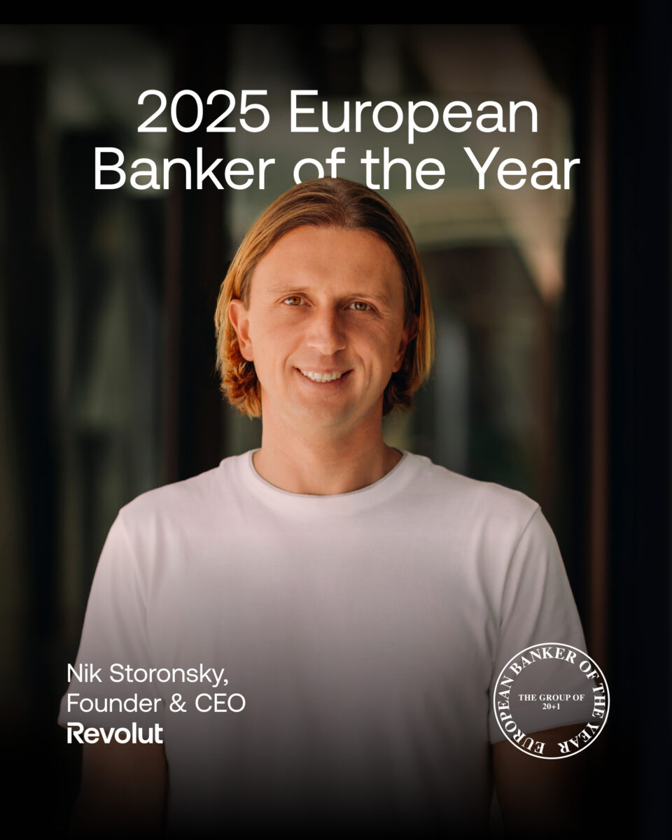 Revolut entra nella storia delle banche europee: il ceo Nik Storonsky premiato come banchiere dell’anno Revolut entra nella storia delle banche europee: il ceo Nik Storonsky premiato come banchiere dell’anno