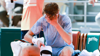 Jannik Sinner, malore al Roland Garros