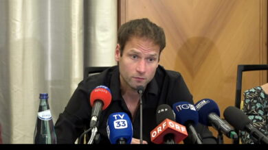 Alex Schwazer, conferenza stampa