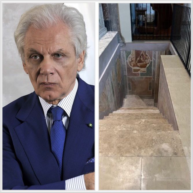 Valter Mainetti restituisce ai cittadini l’accesso all’antica cripta di Santa Prisca a Roma Valter Mainetti restituisce ai cittadini l’accesso all’antica cripta di Santa Prisca a Roma