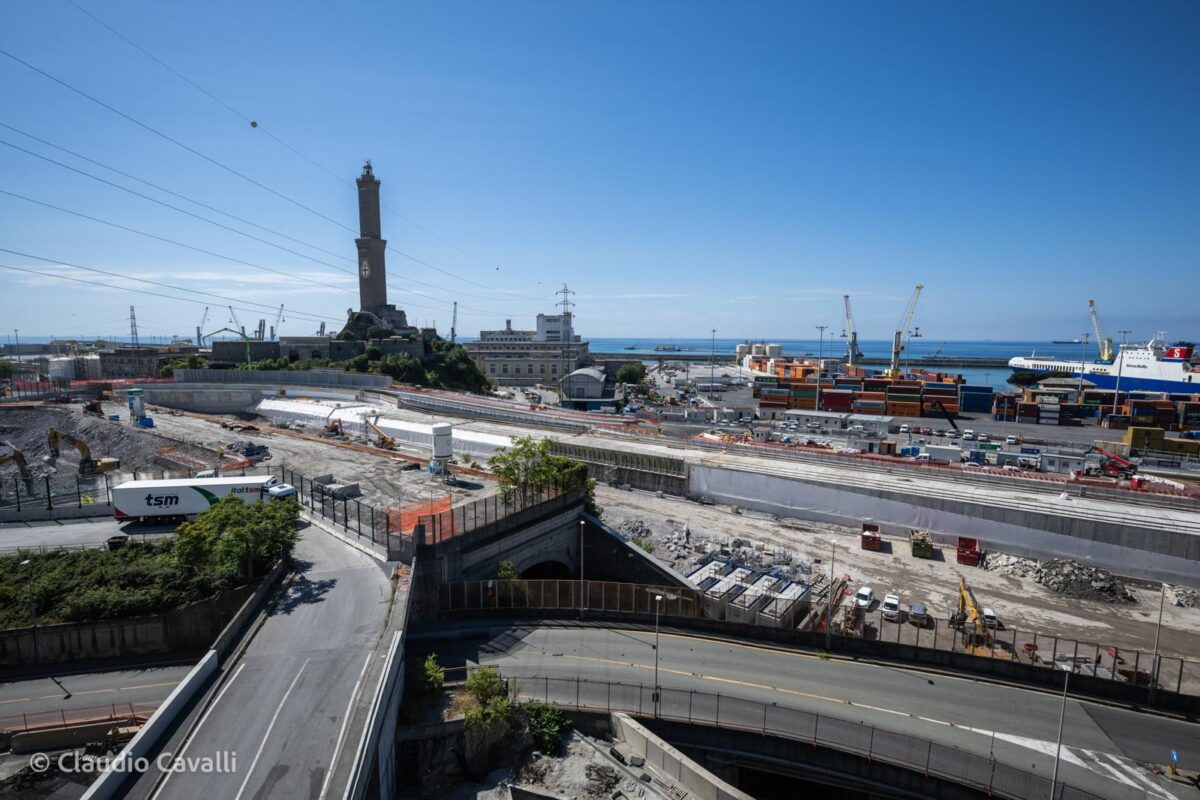 ASPI, aperto al traffico il nuovo collegamento tra la sopraelevata portuale e il varco di San Benigno
