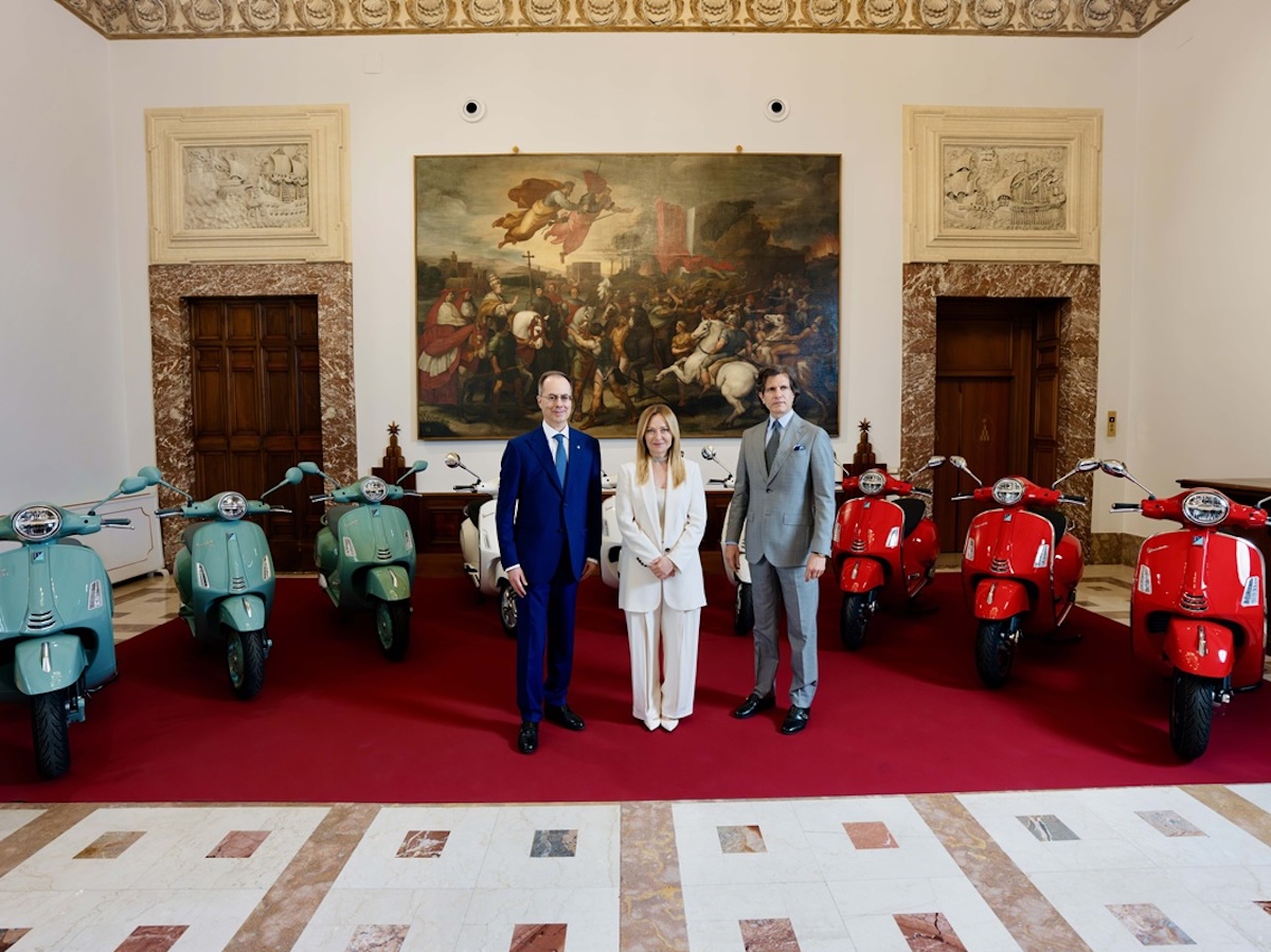 Vespa compie 80 anni, Piaggio ricevuta dal Presidente Meloni