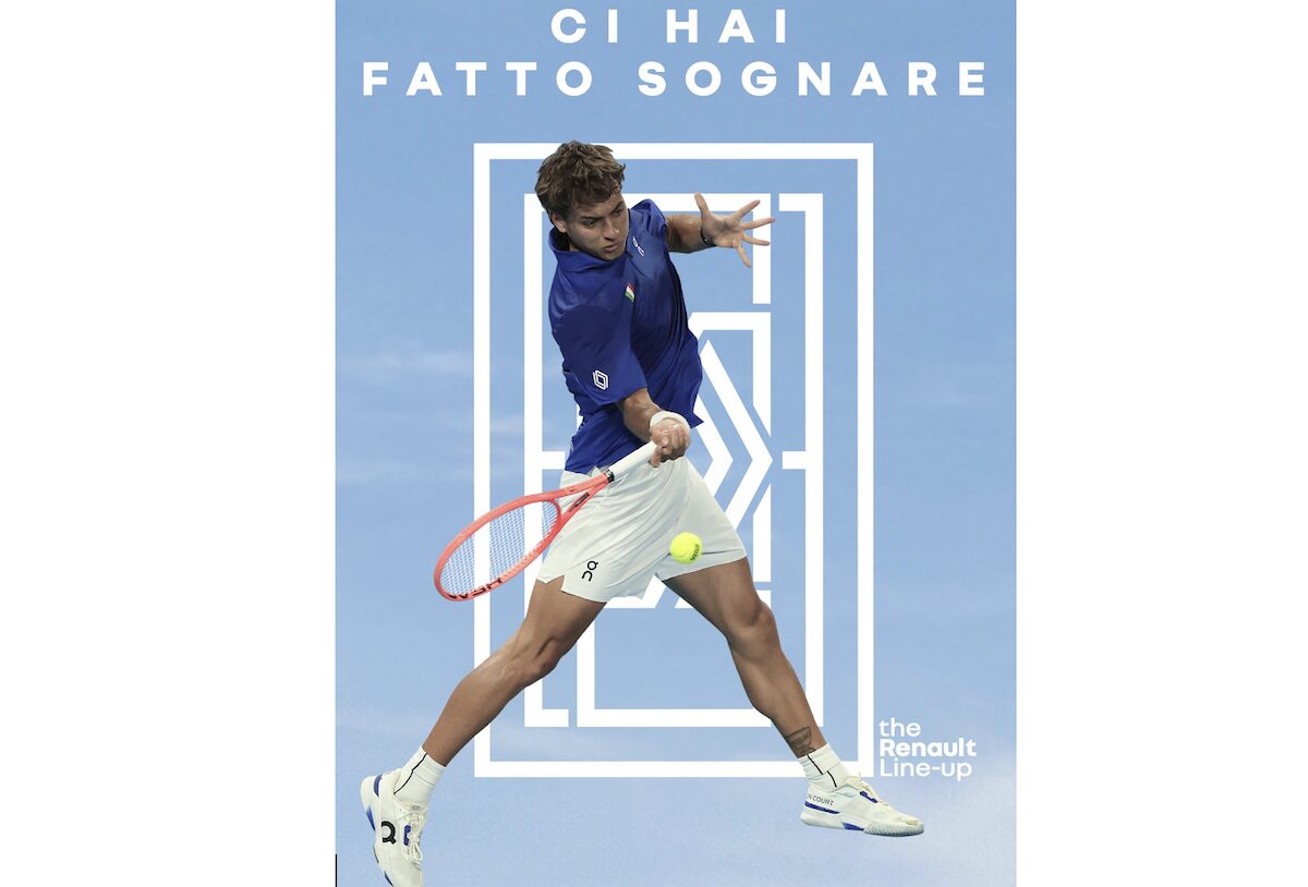 Renault e Cobolli, il tennis diventa strategia di marca Renault e Cobolli, il tennis diventa strategia di marca